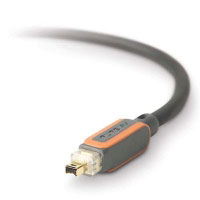 Belkin PureAV? Blue Series Digital Camcorder FireWire Cable, FireWire 4-Pin to 4-Pin (AV22002EA06)